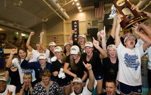 Cal Bears Win women's NCAA Swimming Championships