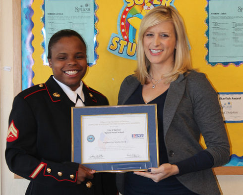 Ms. Liz Receives Patriot Employer Award